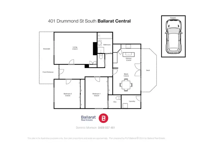 Floorplan of Homely house listing, 401 Drummond Street South, Ballarat Central VIC 3350