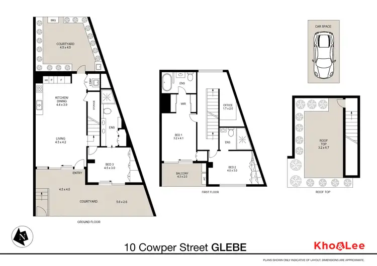 Floorplan of Homely townhouse listing, 10 Cowper Street, Glebe NSW 2037