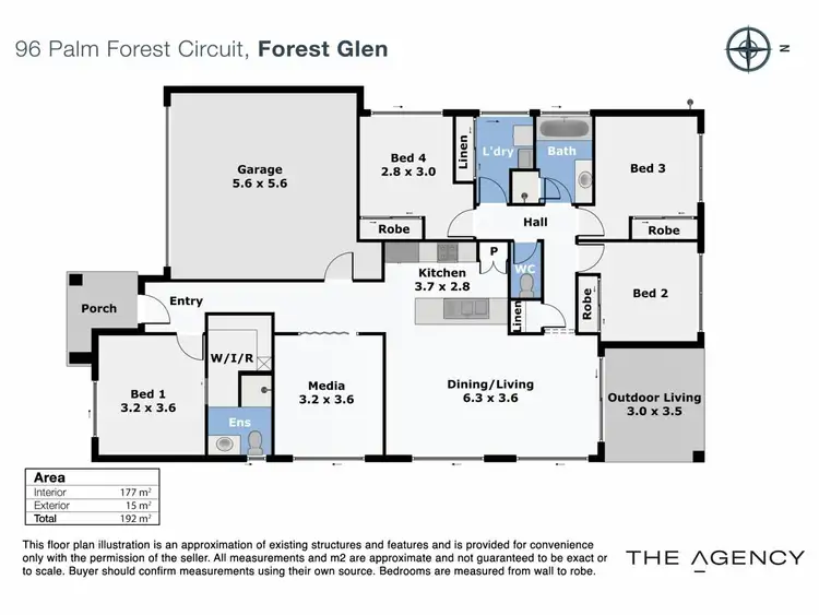 Floorplan of Homely house listing, 96 Palm Forest Circuit, Forest Glen QLD 4556