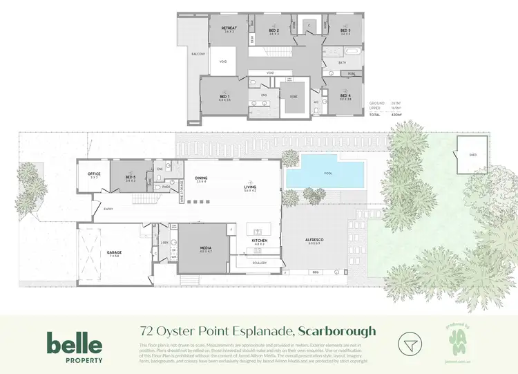 Floorplan of Homely house listing, 72 Oyster Point Esplanade, Scarborough QLD 4020