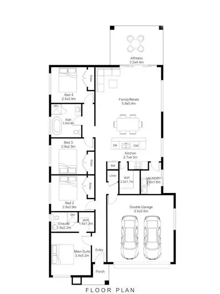 Floorplan of Homely house listing, Address available on request