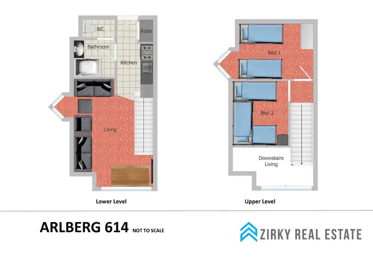 Floorplan of Homely apartment listing, 614 Arlberg, Mount Hotham VIC 3741