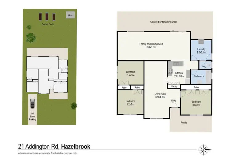 Floorplan of Homely house listing, 21 Addington Road, Hazelbrook NSW 2779