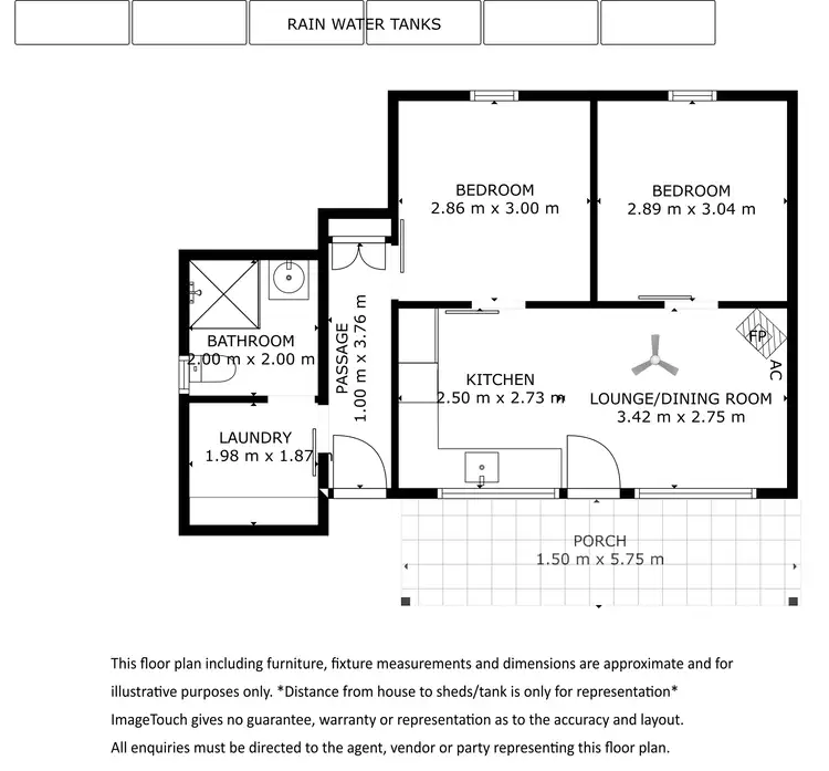 Floorplan of Homely house listing, 26 Pelican Court, Coffin Bay SA 5607