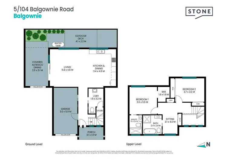 Floorplan of Homely townhouse listing, 5/104 Balgownie Road, Balgownie NSW 2519