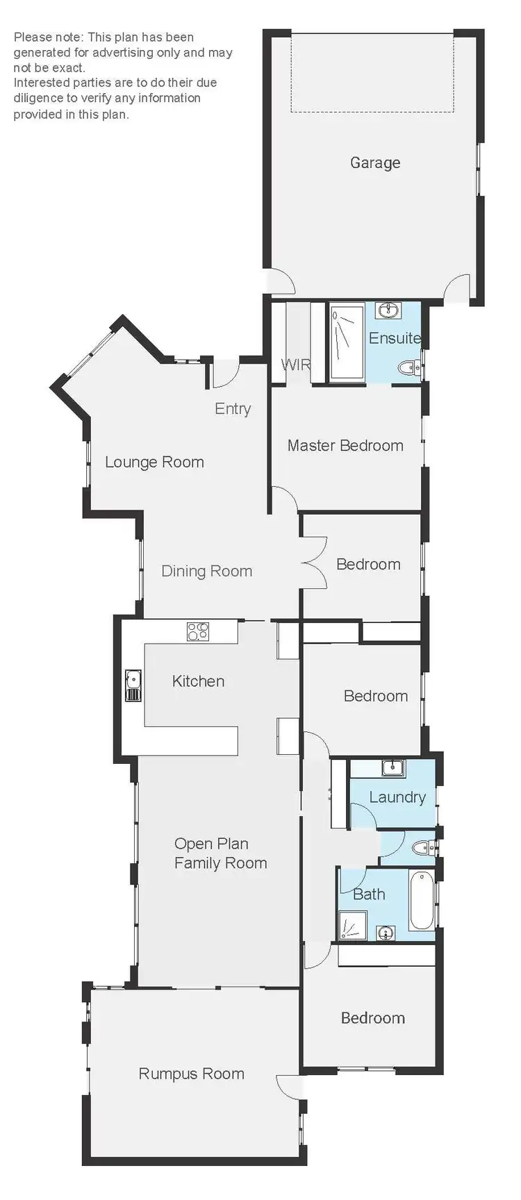 Floorplan of Homely house listing, 1 Watt Place, Lavington NSW 2641