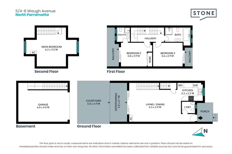 Floorplan of Homely townhouse listing, 5/4-8 Waugh Avenue, North Parramatta NSW 2151