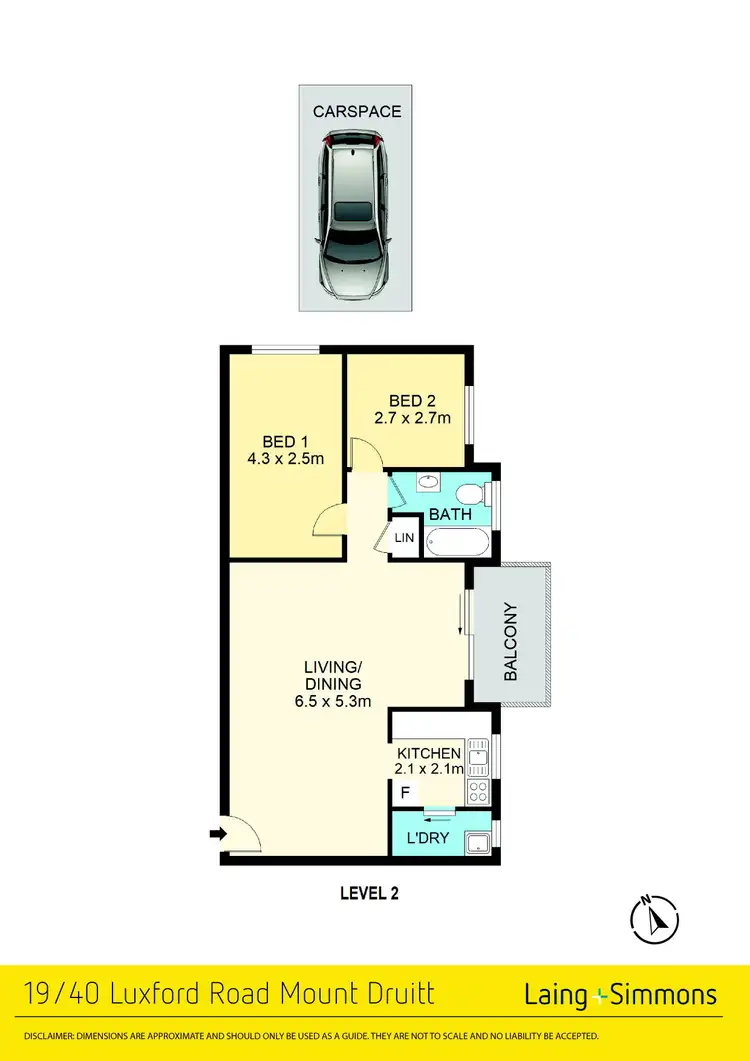 Floorplan of Homely unit listing, 19/40 Luxford Road, Mount Druitt NSW 2770