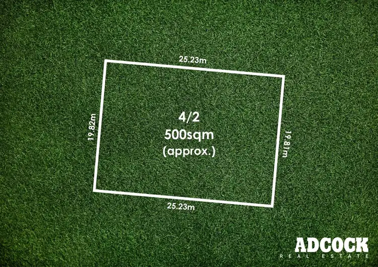 Floorplan of Homely land listing, 4/2 Clark Court, Mount Torrens SA 5244