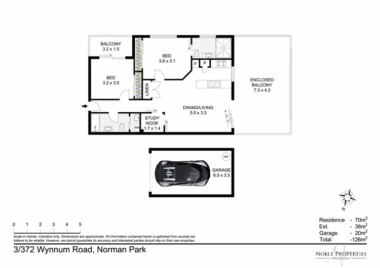 Floorplan of Homely apartment listing, 3/372 Wynnum Road, Norman Park QLD 4170
