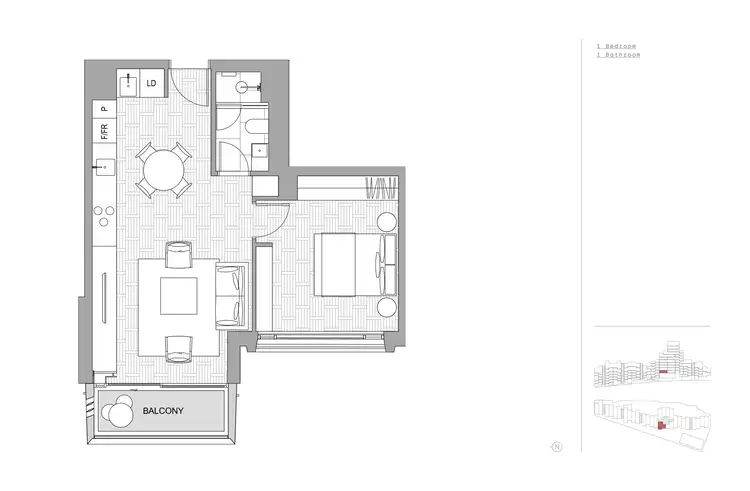 Floorplan of Homely apartment listing, 209/38D Cumberland Street, The Rocks NSW 2000
