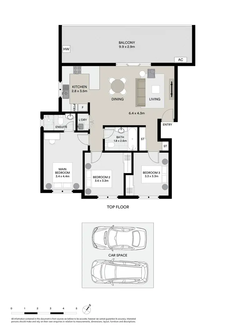 Floorplan of Homely unit listing, 12/31 Woids Avenue, Hurstville NSW 2220