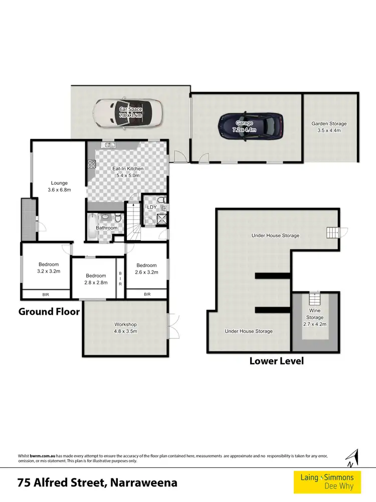 Floorplan of Homely house listing, 75 Alfred Street, Narraweena NSW 2099
