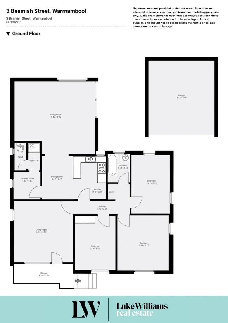 Floorplan of Homely house listing, 3 Beamish Street, Warrnambool VIC 3280
