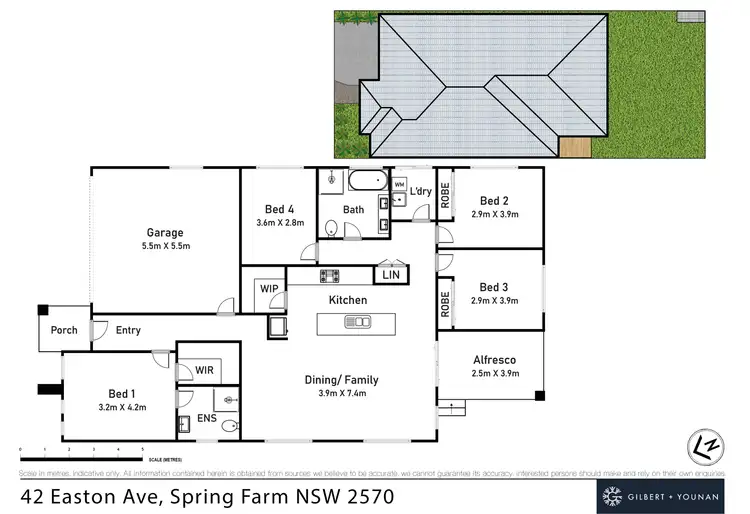 Floorplan of Homely house listing, 42 Easton Avenue, Spring Farm NSW 2570