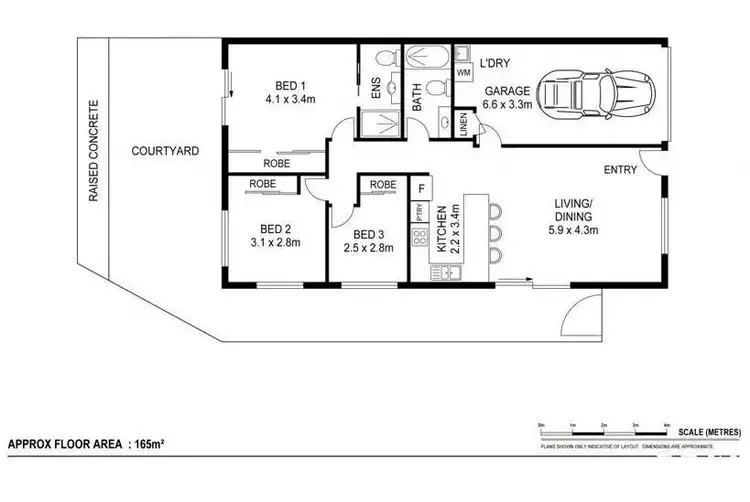 Floorplan of Homely townhouse listing, 516/2 Nicol Way, Brendale QLD 4500
