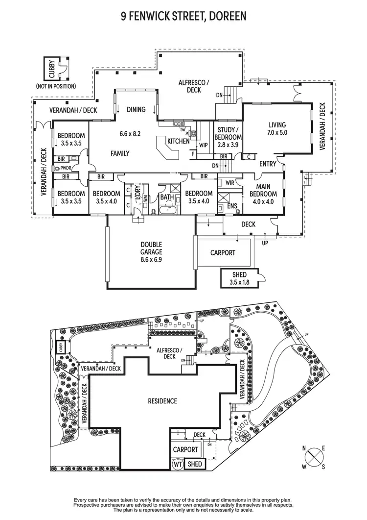 Floorplan of Homely house listing, 9 Fenwick Street, Doreen VIC 3754