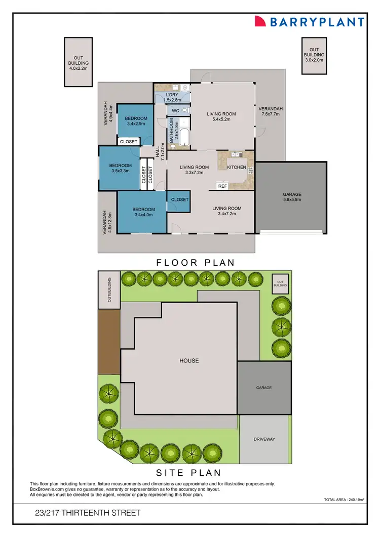 Floorplan of Homely house listing, 23/217 Thirteenth Street, Mildura VIC 3500
