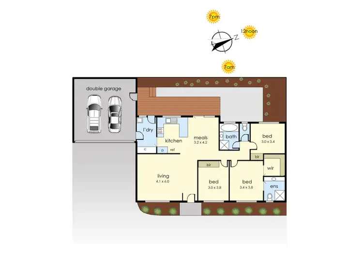 Floorplan of Homely unit listing, 2/50 Denbigh Street, Frankston VIC 3199
