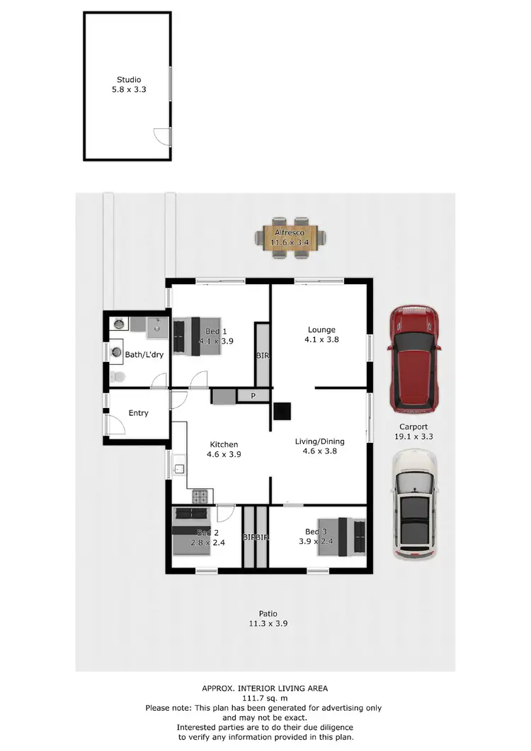 Floorplan of Homely house listing, 17 Myrtleford-Yackandandah Road, Yackandandah VIC 3749