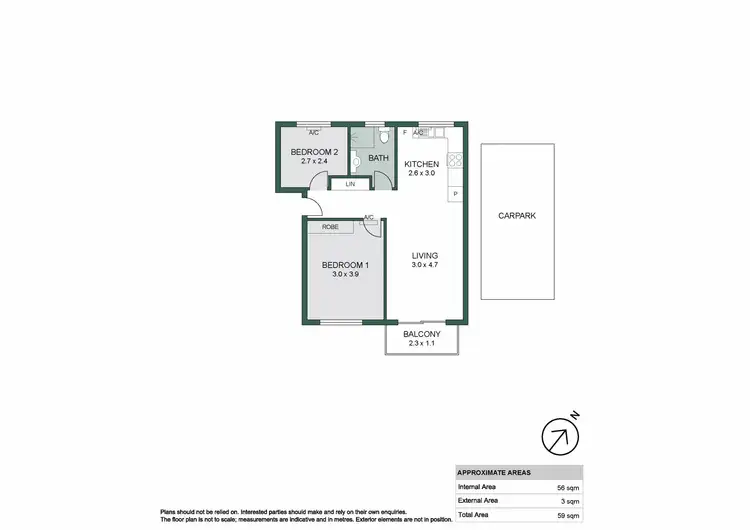 Floorplan of Homely unit listing, 8/52 North Esplanade, Glenelg North SA 5045