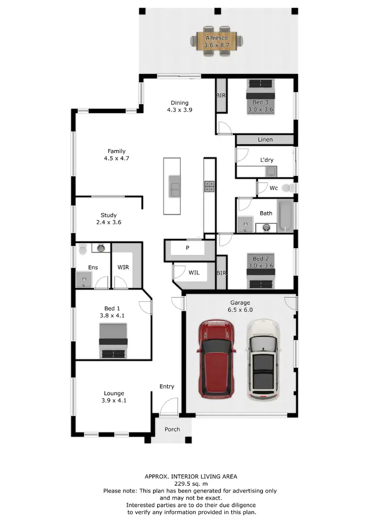 Floorplan of Homely house listing, 2 Ivers Place, Leneva VIC 3691