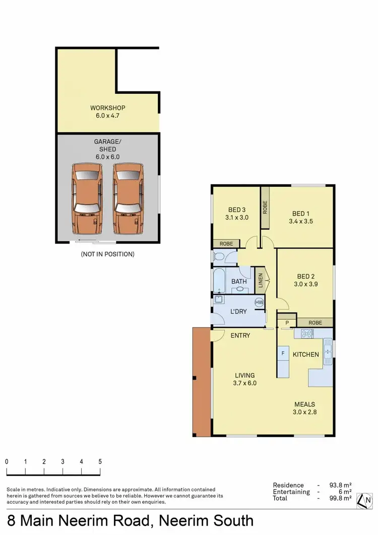 Floorplan of Homely house listing, 8 Main Neerim Road, Neerim South VIC 3831