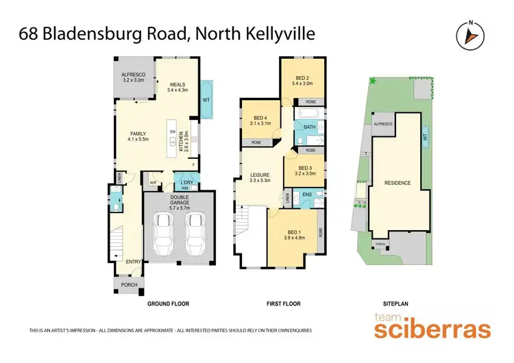 Floorplan of Homely house listing, 68 Bladensburg Road, North Kellyville NSW 2155