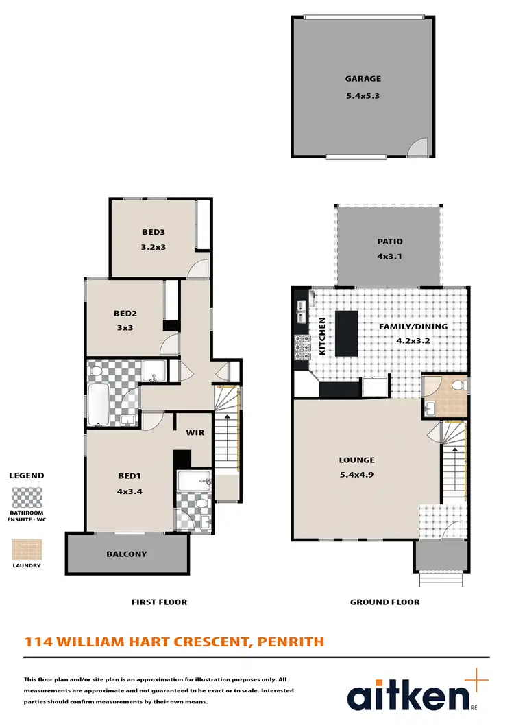 Floorplan of Homely house listing, 114 William Hart Crescent, Penrith NSW 2750