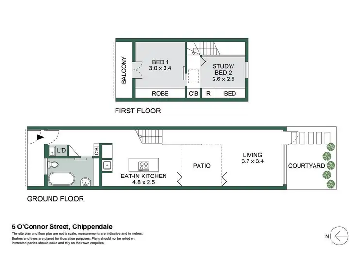 Floorplan of Homely house listing, 5 O'Connor Street, Chippendale NSW 2008