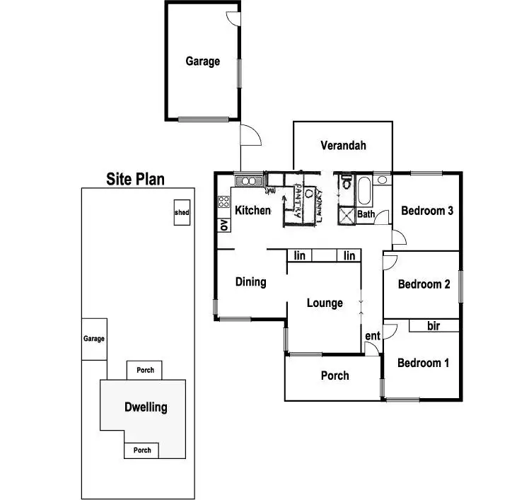 Floorplan of Homely house listing, 13 Lindenow Street, Reservoir VIC 3073