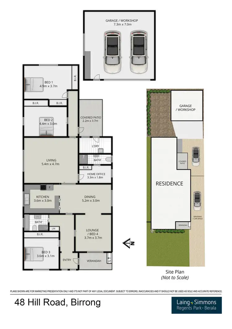 Floorplan of Homely house listing, 48 Hill Road, Birrong NSW 2143