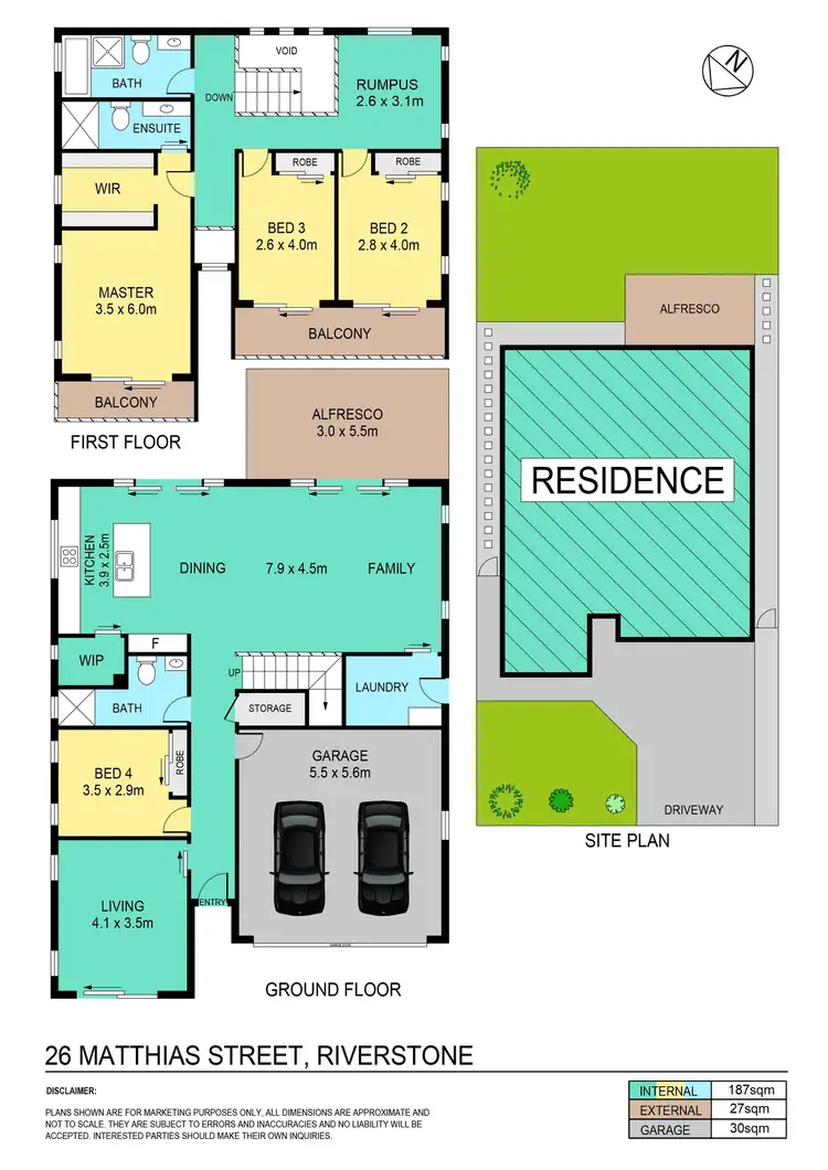 Floorplan of Homely house listing, 26 Matthias Street, Riverstone NSW 2765