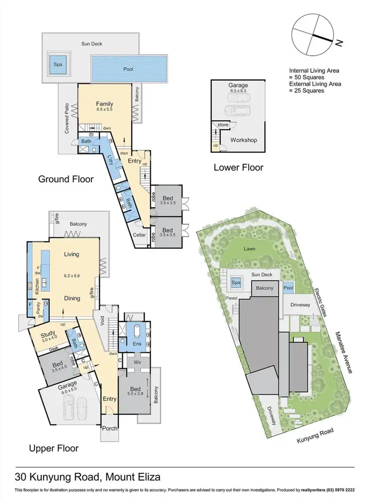 Floorplan of Homely house listing, 30 Kunyung Road, Mount Eliza VIC 3930