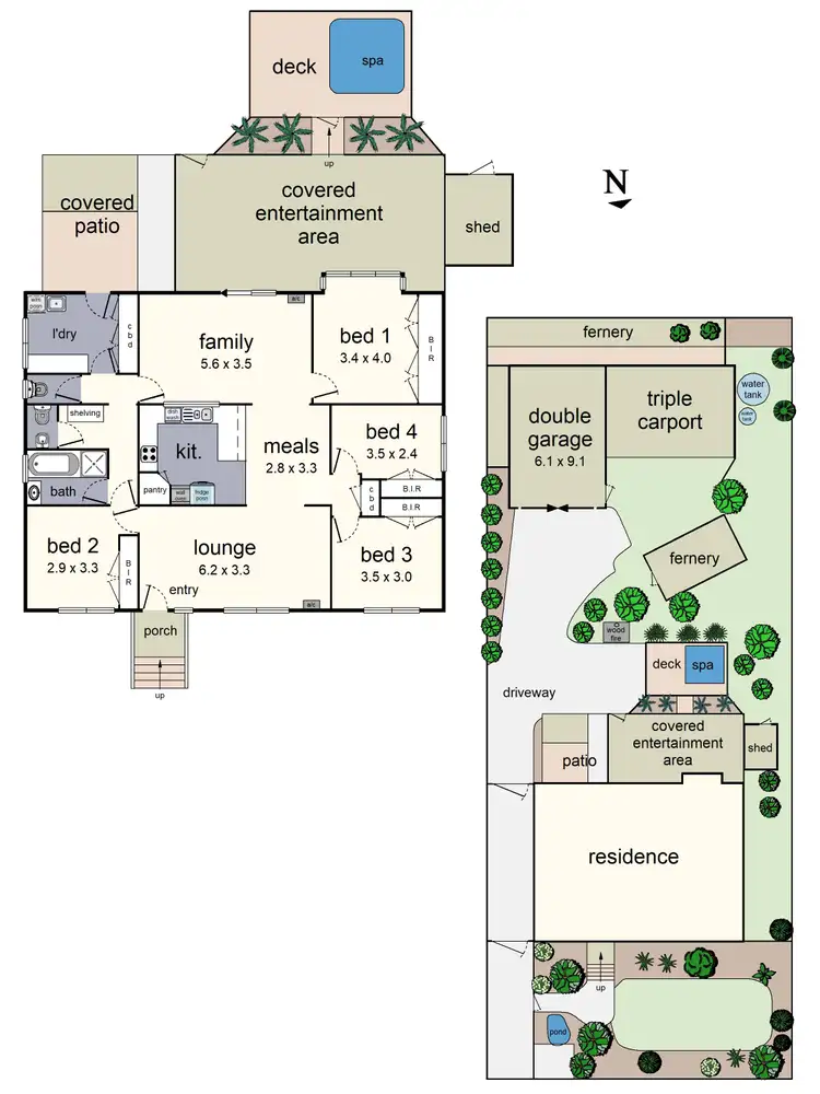 Floorplan of Homely house listing, 10 Winifred Street, Seville VIC 3139