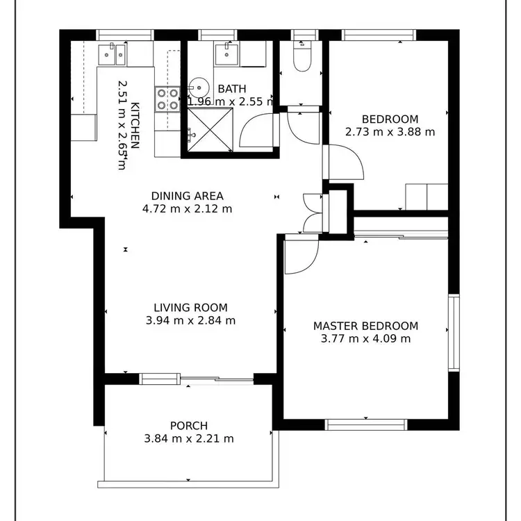 Floorplan of Homely unit listing, 3/87-91 Earl Street, Westcourt QLD 4870