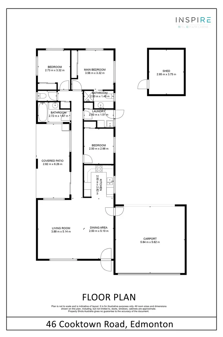 Floorplan of Homely house listing, 46 Cooktown Road, Edmonton QLD 4869