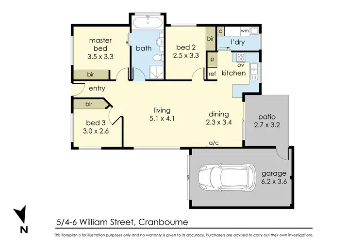 Floorplan of Homely unit listing, 5/4-6 William Street, Cranbourne VIC 3977