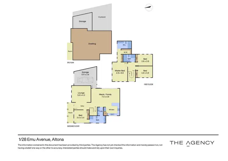 Floorplan of Homely townhouse listing, 1/28 Emu Avenue, Altona VIC 3018