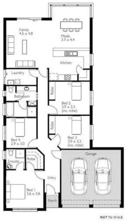 Floorplan of Homely house listing, 1 Johnston Place, Whyalla Jenkins SA 5609