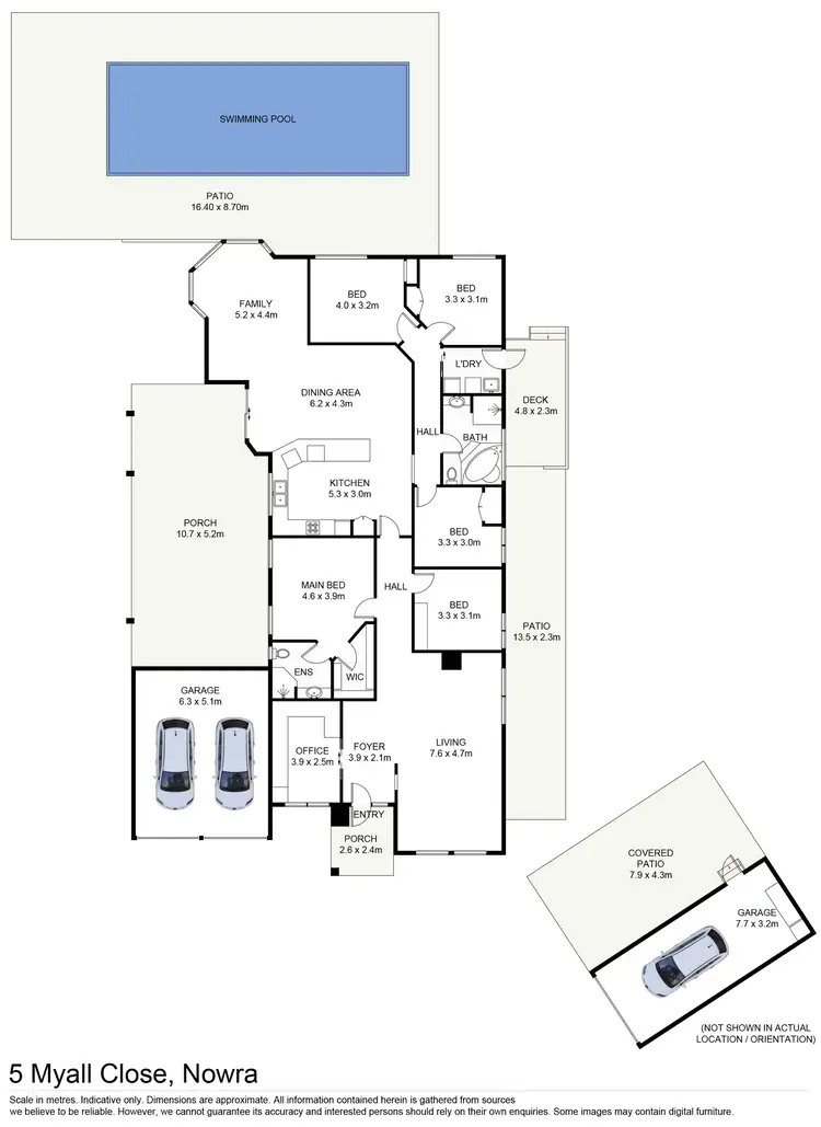 Floorplan of Homely house listing, 5 Myall Close, Nowra NSW 2541