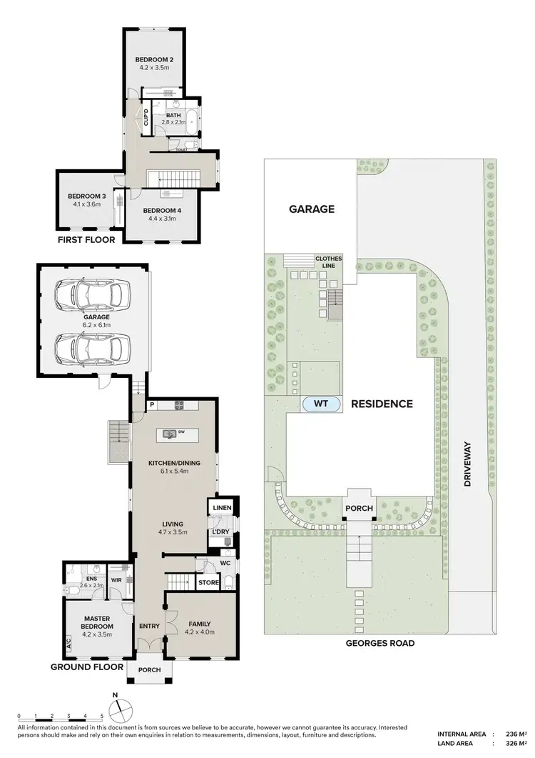 Floorplan of Homely townhouse listing, 8 Georges Road, Ringwood VIC 3134