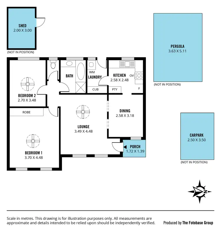 Floorplan of Homely unit listing, 8/27 Epstein Drive, Morphett Vale SA 5162