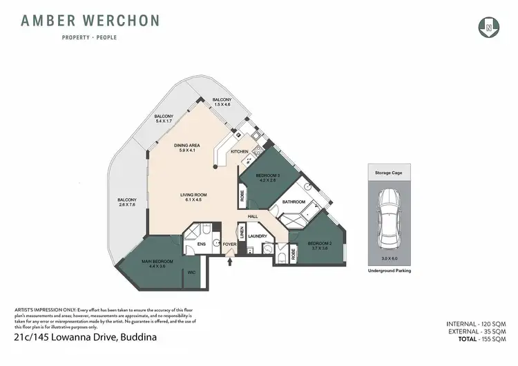 Floorplan of Homely unit listing, 21c/145 Lowanna Drive, Buddina QLD 4575