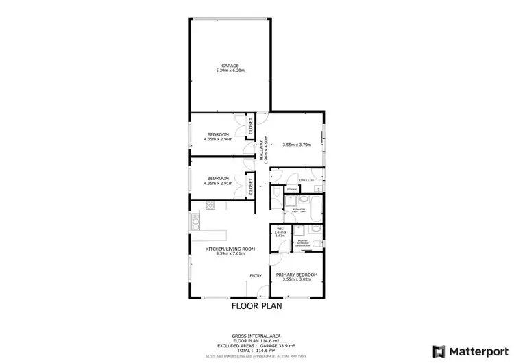 Floorplan of Homely house listing, 1/69 Mansfield Street, Berwick VIC 3806