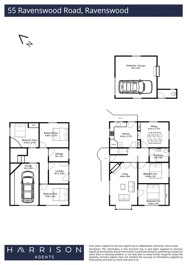 Floorplan of Homely house listing, 55 Ravenswood Road, Ravenswood TAS 7250