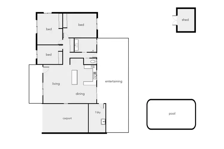 Floorplan of Homely house listing, 16 Di Savia Close, Whitfield QLD 4870