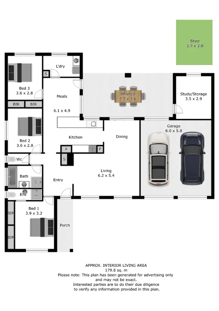 Floorplan of Homely house listing, 409W Ross Circuit, Lavington NSW 2641