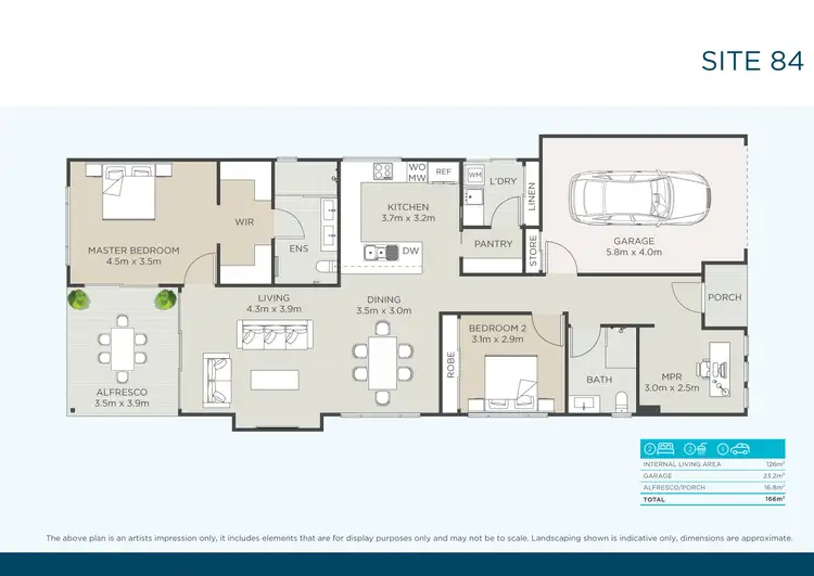 Floorplan of Homely retirement listing, 84/99 Hampton Street, Harristown QLD 4350