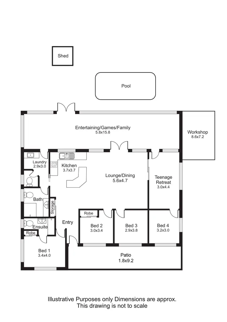 Floorplan of Homely house listing, 9 Wau Close, Trinity Beach QLD 4879